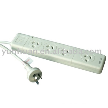 Extensión de la AEA conducir con regletas de Australia Surge protector toma